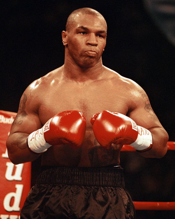 Mike Tyson Red Gloves